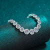Antique Bezel and Pavé Set Moissanite Ring Sterling Silver