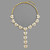 Broken Heart-shaped Hiphop Punk Necklace