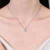 Classic Marquise Cut Moissanite Necklace Sterling Silver
