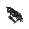Classic Marquise Cut Open Ring Sterling Silver