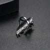 Classic Marquise Cut Open Ring Sterling Silver