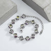 Colorful Dice Beads Bracelet Sterling Silver