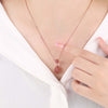 Floral-shaped Necklace Earrings Jewelry Set