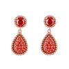 Floral-shaped Necklace Earrings Jewelry Set