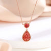 Floral-shaped Necklace Earrings Jewelry Set