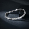 Four Prong Moissanite Tennis Bracelet Sterling Silver
