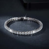 Four Prong Moissanite Tennis Bracelet Sterling Silver