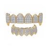 Hip-hop Hipster Big Gold Teeth Braces