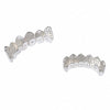 Hip-hop Hipster Big Gold Teeth Braces