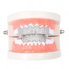 Hip-hop Hipster Big Gold Teeth Braces