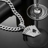 Hip Hop Poker Pendant Cuban Chain Necklaces