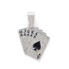 Hip Hop Poker Pendant Cuban Chain Necklaces