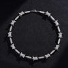 Iron Wire Shaped Cuban Chain Hip Hop Necklace