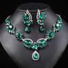 Multicolor Necklace Earrings Jewelry Set
