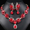Multicolor Necklace Earrings Jewelry Set