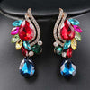 Multicolor Necklace Earrings Jewelry Set