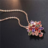 Multicolour Flower Shaped Necklace