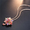 Multicolour Flower Shaped Necklace