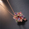 Multicolour Flower Shaped Necklace