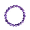 Natural Amethyst Birthstone Line Bracelet