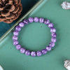 Natural Amethyst Birthstone Line Bracelet