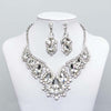 Palace Style Necklace Earrings Jewelry Set