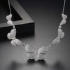 Pavé Butterfly Shaped Necklace Earrings Jewelry Set