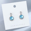 Pavé Floating Halo Earrings Sterling Silver