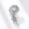 Pavé Floral Halo Earrings Sterling Silver
