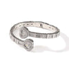 Pavé Heart-shaped Cuban Chain Hip Hop Bracelet