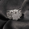 Pavé Heart-shaped Hip Hop Ring for Men
