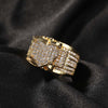 Pavé Heart-shaped Hip Hop Ring for Men