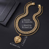 Pavé Lion Shaped Pendant Cuban Chain Hip Hop Necklace