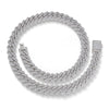 Petite Pavé Cuban Chain Hip Hop Necklace