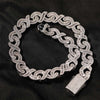 Petite Pavé Cuban Chain Hip Hop Tennis Chain Necklace
