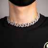 Petite Pavé Cuban Chain Hip Hop Tennis Chain Necklace
