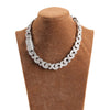 Petite Pavé Cuban Chain Hip Hop Tennis Chain Necklace