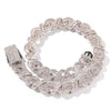 Petite Pavé Cuban Chain Hip Hop Tennis Chain Necklace