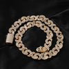 Petite Pavé Cuban Chain Hip Hop Tennis Chain Necklace
