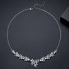 Petite Pavé Floral Halo Necklace