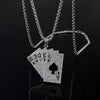 Poker Pendant Cuban Chain Hip Hop Necklace