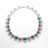 Radiant Cut Necklace Earrings Jewelry Set