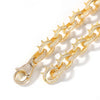 Rivet O-shaped Cuban Chain Hip Hop Necklace