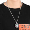 Rotating Earth Pendant Hip Hop Necklace