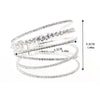 Six Rows Cuff Tennis Bracelet