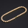 Sugar Cube Shape Halo Cuban Chain Hip Hop Necklace