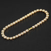 Sugar Cube Shape Halo Cuban Chain Hip Hop Necklace