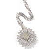 Sunflower Pendant Cuban Chain Hip Hop Necklace