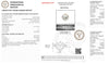 0.81 Carat Round Lab Diamond F Color VS1 Clarity Excellent Cut