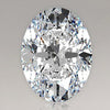 1.00 Carat Oval Lab Diamond H Color VS2 Clarity Very Good Cut